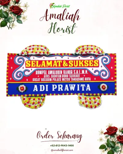 Karangan Bunga Ucapan Selamat di Cibiyuk