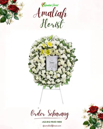 Krans Bunga Duka Cita di Cibiyuk